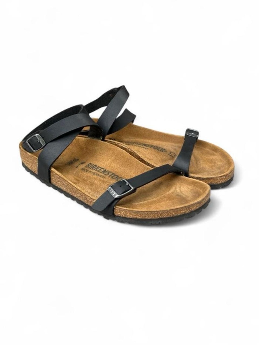 Birkenstock Daloa Black Strappy Ankle Sandals EU 39 US 8 Narrow